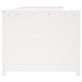 Day Bed without Mattress White 90x190 cm Single Solid Wood Pine 820912