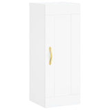 Highboard White 34.5x34x180 cm Engineered Wood 3200241