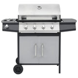 Gas Barbecue Grill 41 Cooking Zone Steel & Stainless Steel 310107