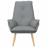 Armchair Light Grey 69 x 74 x 93 cm Fabric 42001850