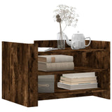 Coffee Table Smoked Oak 80x50x50 cm Engineered Wood 848343