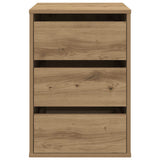 Corner Chest of Drawers Artisian Oak 40x41x58 cm Engineered Wood 852842