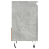 Bathroom Cabinet Concrete Grey 65x33x60 cm Engineered Wood 831608