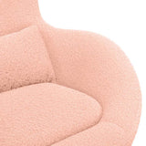 Egg Chair Pink 63 x 73 x 90 cm Fabric 42002770