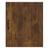 ZNTS Kitchen Wall Cabinet Lucca Smoked Oak Engineered Wood 853807