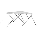 3 Bow Bimini Top White 183x160x137 cm 92360