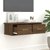 Wall Cabinet Brown Oak 60x26x18.5 cm Engineered Wood 815080