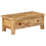 ZNTS Coffee Table 90x45x35 cm Solid Mango Wood 247326