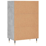 Highboard Concrete Grey 57x35x90 cm Engineered Wood 827224