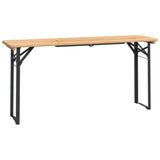 Beer Table Set Dark Green, Natural Wood Chinese Fir Wood, Metal 363113