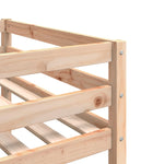 Triple Bunk Bed without Mattress 90x190 cm Single Solid Wood Pine 3284257