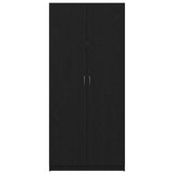 Wardrobe Black Oak 90 x 52 x 200 cm Engineered Wood 862436
