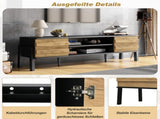 175*39.5*53cm TV cabinet, TV board, TV console with 2 cabinets and open storage space, TV table, TV N605P417177N
