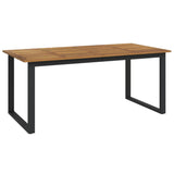 Garden Dining Set Brown and black 3155402