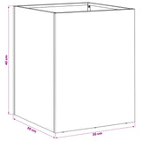 Garden Planter Silver 30 x 30 x 40 cm Stainless Steel 8005338