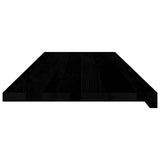 Window Sills 2 pcs Brown Black 120x40x2 cm Solid Wood Oak 4009202