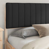 Bed Frame with Upholstered Headboard Black 200 x 200 cm 3398211