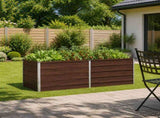 Raised Garden Bed Black 160 x 80 x 55 cm cold-rolled steel 8006396