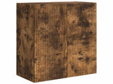 TV Wall Cabinet Set Wall-mounted 6 pcs Smoked Oak 3408957