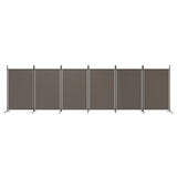 6-Panel Room Divider Anthracite 520x180 cm Fabric 350272