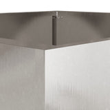 Planter Silver 32x30x29 cm Stainless Steel 841543