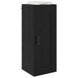 Wall Mounted Cabinet Black Oak 34.5 x 34 x 90 cm 882438
