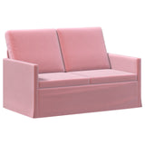 Sofa Set 2 pcs Pink Velvet 3433194
