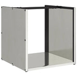 Firewood Rack 40x40x40 cm Stainless Steel 864241