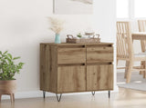 Sideboard Artisan Oak 60 x 35 x 70 cm Engineered Wood and Iron 881733
