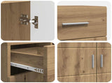 Wooden Cabinet Artisan Oak 88.5 x 30.5 x 73 cm Engineered Wood 880290
