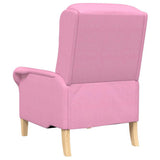 Armchair Pink 76 x 94 x 102 cm Fabric 42009850
