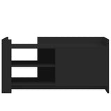 Coffee Table Black 100x50x50 cm Engineered Wood 848361