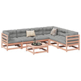 7 Piece Garden Sofa Set Solid Wood Douglas Fir 3299465