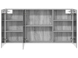 Bathroom Mirror Cabinet Grey Sonoma 103.5 x 15.5 x 70 cm 889276