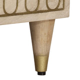 TV Cabinet 70x33x46 cm Solid Wood Mango 358249