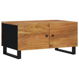 Coffee Table 80x50x40 cm Solid Wood Acacia&Engineered Wood 350637