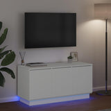 TV Cabinet White 100 x 38 x 49 cm Engineered Wood 869666