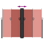 Retractable Side Awning Terracotta 180x1200 cm 4004843