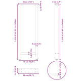 Bar Table Legs Black 2 pcs 50x cm Steel 4013352