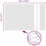 Hexagon Fence Silver 1.5 x 50 m Galvanised steel 42005729