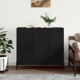 Sideboard Black 90x34x80 cm Engineered Wood 828117