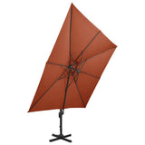 Cantilever Garden Parasol Terracotta 312382