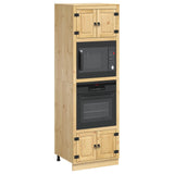 Cabinet SKI Honey Brown 66 x 58 x 207 cm Solid Pine Wood 42007567
