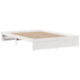 Bed Frame with Headboard without Mattress White 140x190 cm 3306729