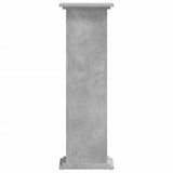 Plant Stand Concrete Grey 33x33x100 cm Engineered Wood 852981