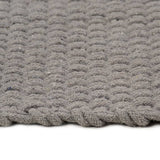 Rug Rectangular Grey 160x230 cm Cotton 345122