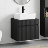 Bathroom Furniture Set Black Engineered Wood 3404291