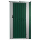 Garden Shed Green 118.5x97x209.5 cm Galvanised Steel 150899