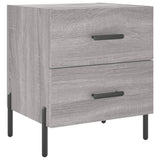Bedside Cabinet Grey Sonoma 40x35x47.5 cm Engineered Wood 827336