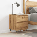 ZNTS Bedside Cabinet Artisan Oak 40x35x50 cm Engineered Wood 857398